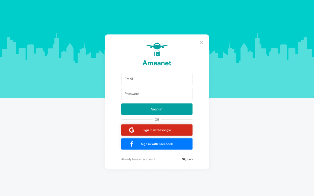 ADMIN PANEL - AAMAANET APP
