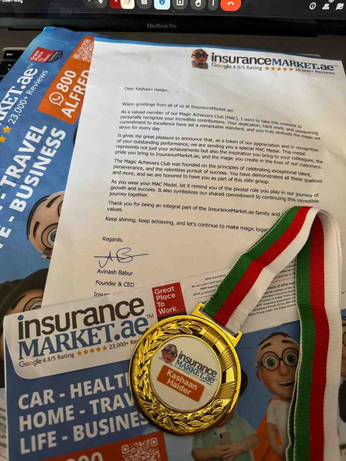 InsuranceMarket.ae Achievement