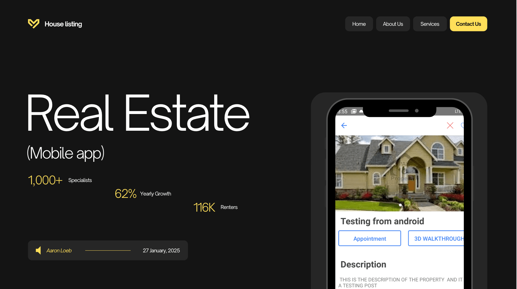 PROPERTY/HOUSE LISTING APP